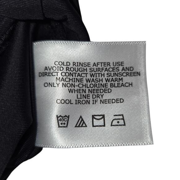 Coolibar Ripple Swim Shorts with Brief Size Small in Black NWOT - Picture 5 of 11